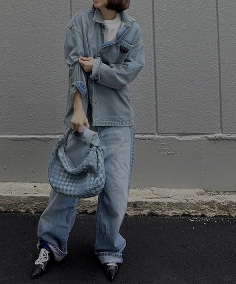 original wide denim blue