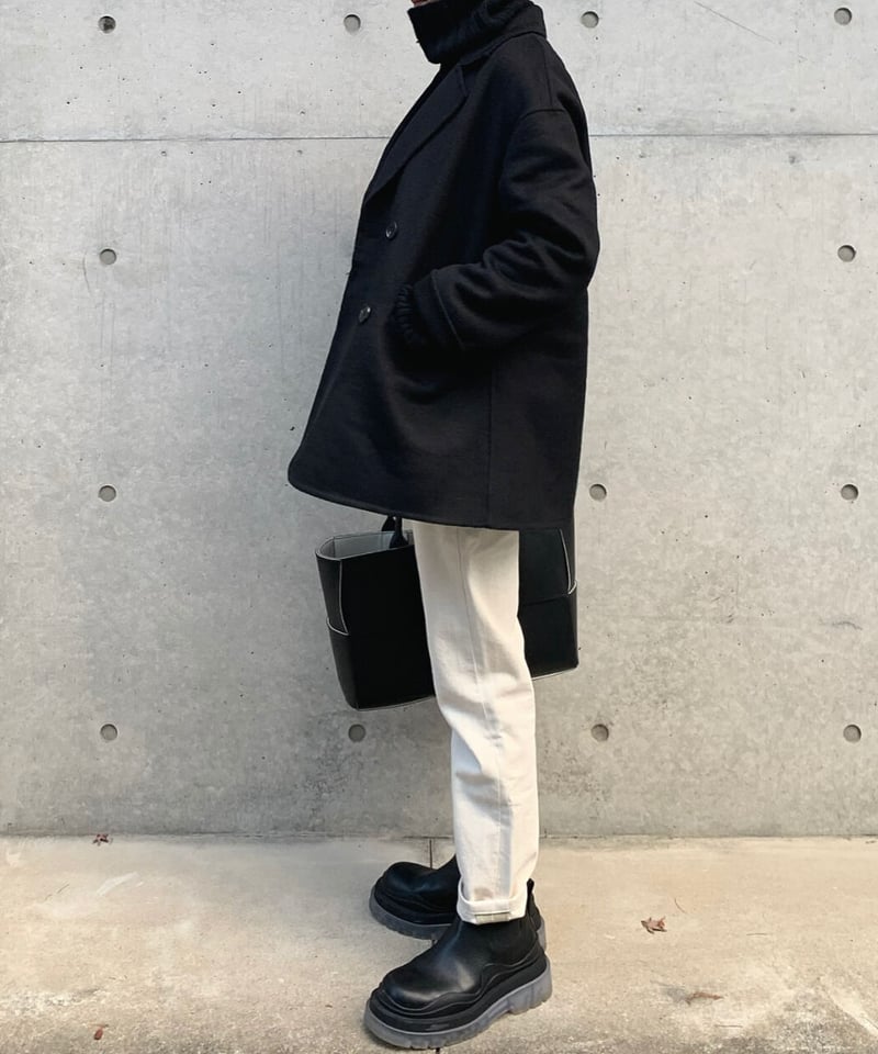 ハンドメイドウールジャケットblack | ok.soon