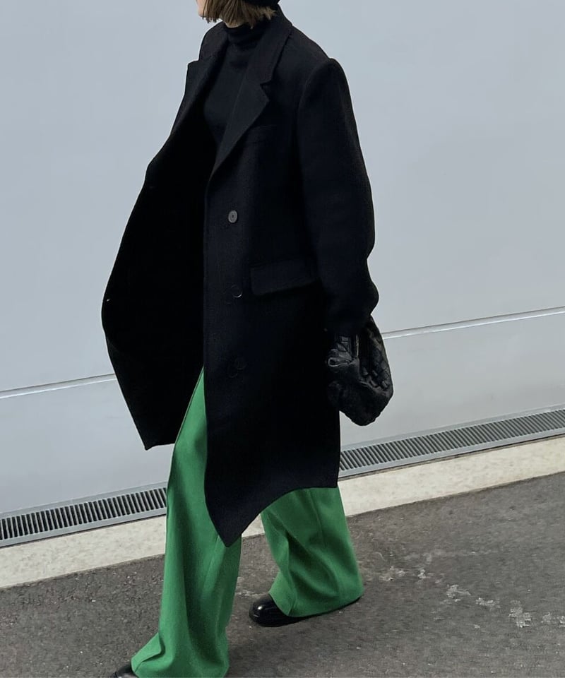 GINI ❤素敵　ミントグリーン ボアコート　チェスター　エメラルド　新品 GINI ❤素敵 ミントグリーン ボアコート チェスター エメラルド