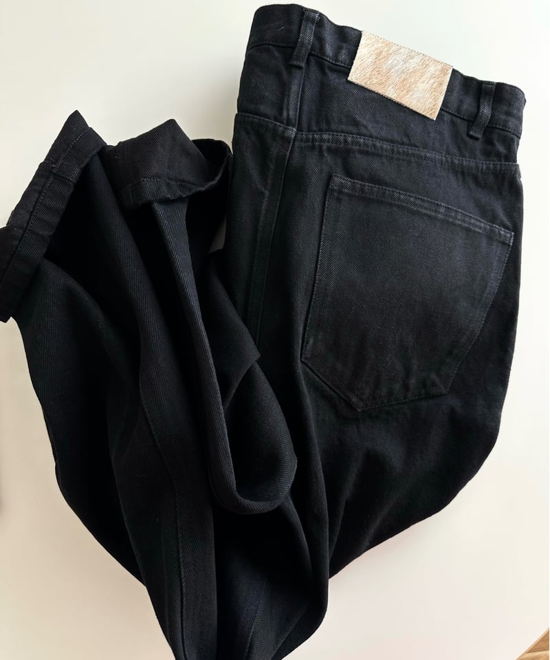black cotton pants | ok.soon