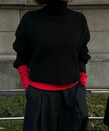 cashmere knit red
