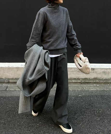 ［easy series］high neck sweater