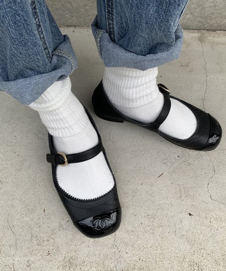 rib socks (white/black/gray/beige)