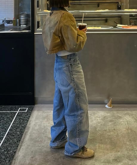 original wide denim blue