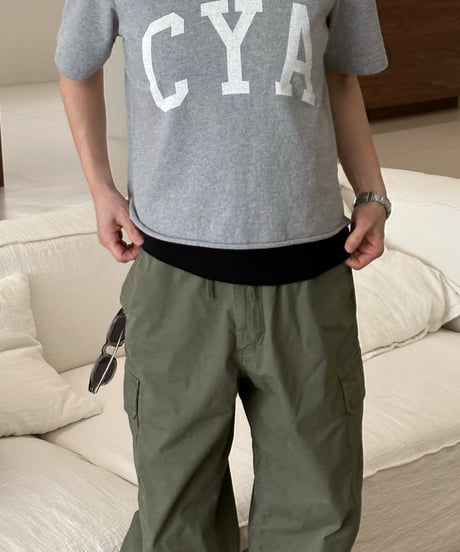 original logo t shirt white/gray
