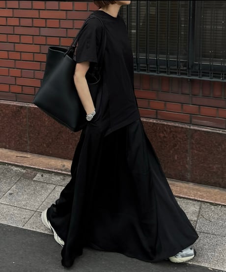 black maxi dress