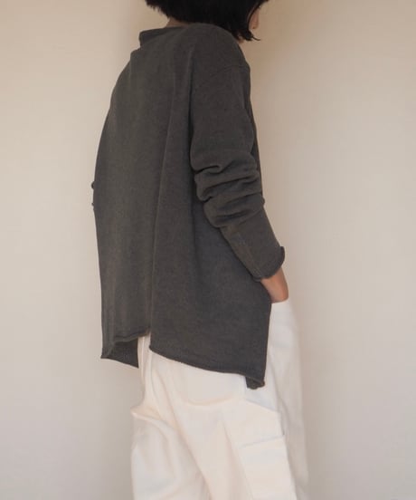 relax series linen blend cardigan & sleeveless knit