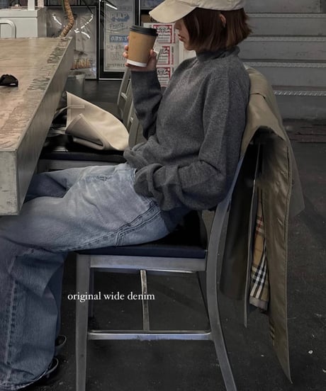 ［easy series］high neck sweater