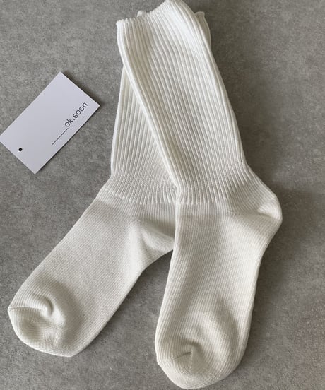 rib socks (white/black/gray/beige)