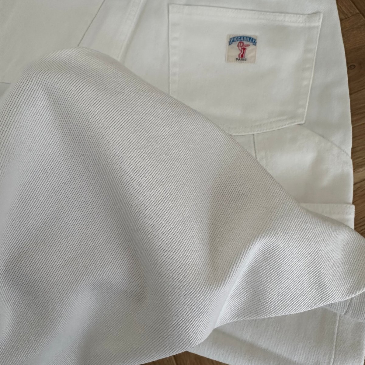 ok.soon×piccadilly コットンホワイトペインターパンツ