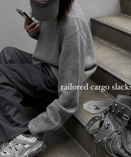 tailored cargo slacks