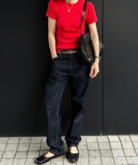 crew neck tshirt red