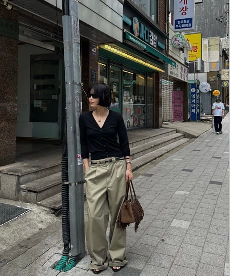 ok.soon×dickies wide chino pants(new beige)