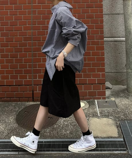 cotton midi wide leg pants