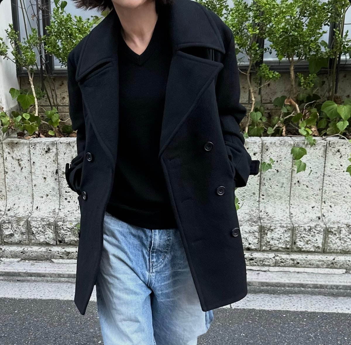 V neck wool knit | ok.soon