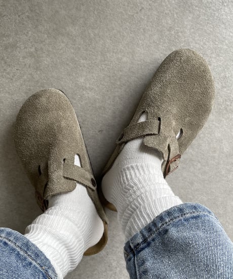 rib socks (white/black/gray/beige)
