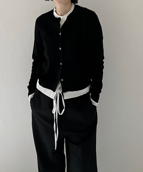 layered cardigan