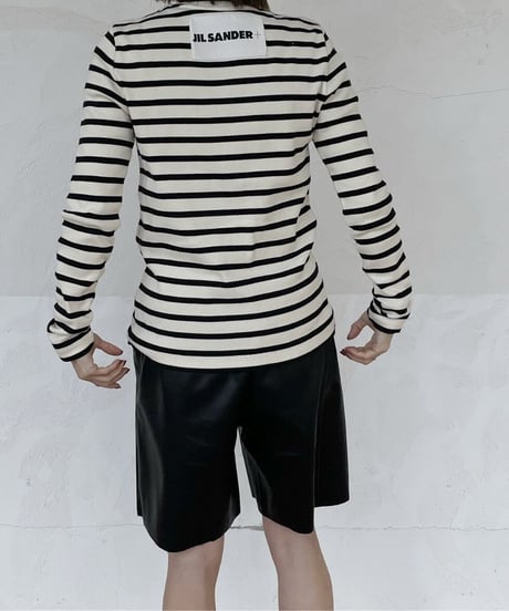 fake leather half pants