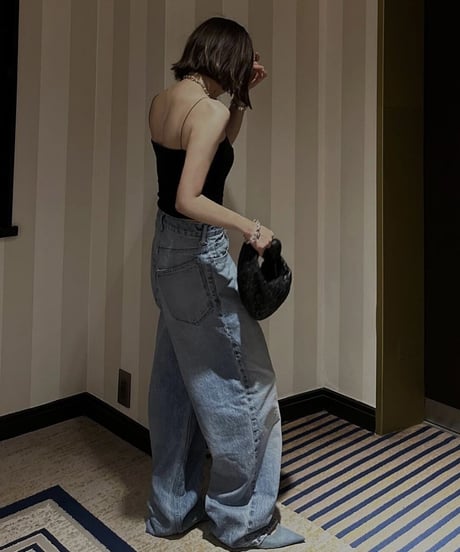 original wide denim blue