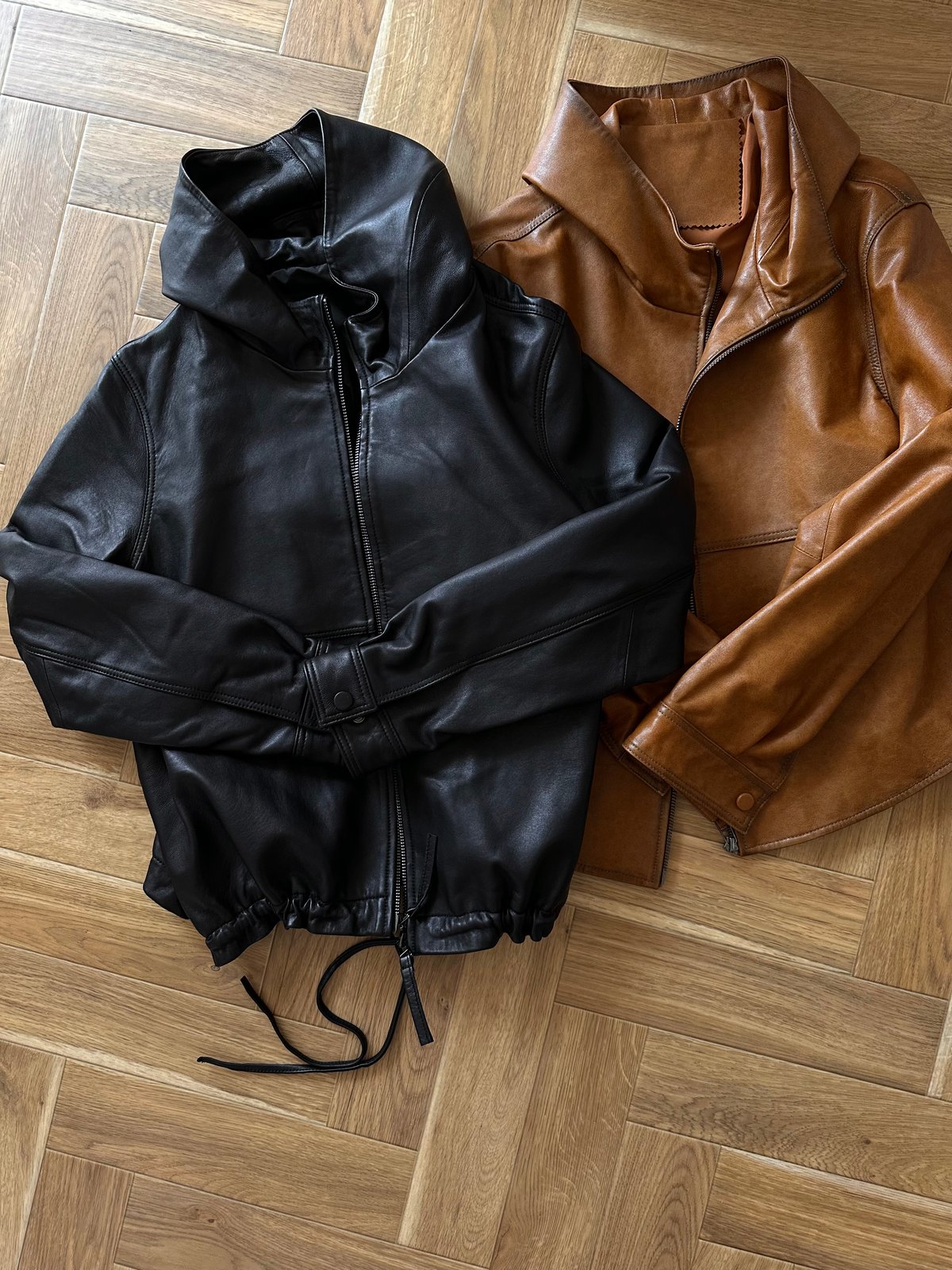 ok.soon hooded leather blousonサイズ1 【公式通販】