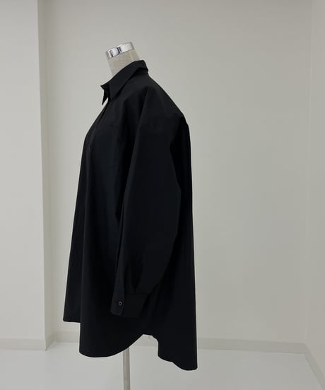 over long shirt (black)