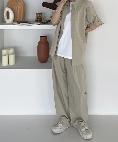 アースカラーセットアップ(pail blue,pail green)