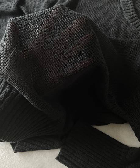 summer knit (black)