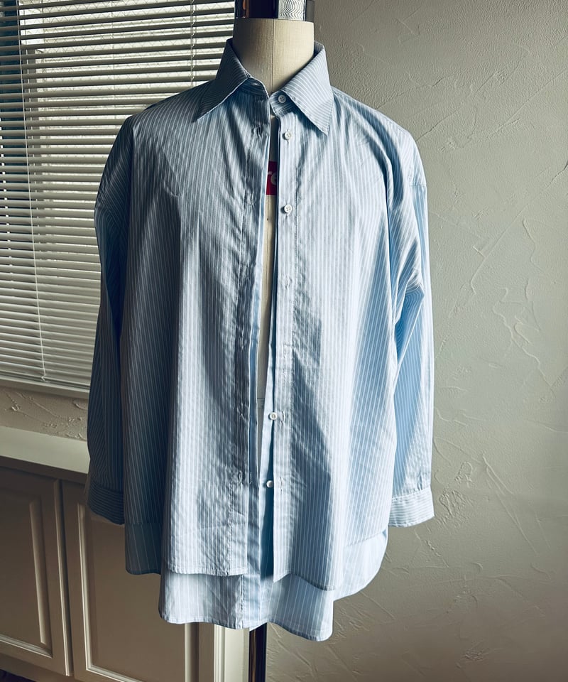 トップス ok.soon layered stripe shirt over size layered stripe shirt over size | ok.soon