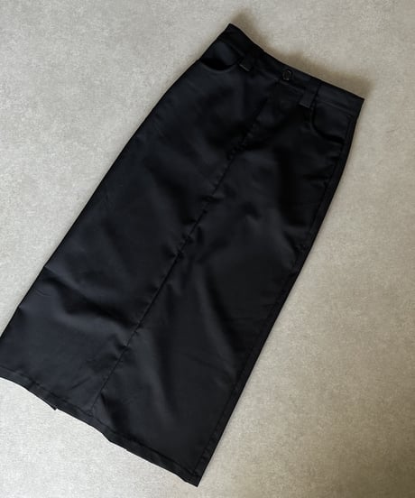 maxi skirt black