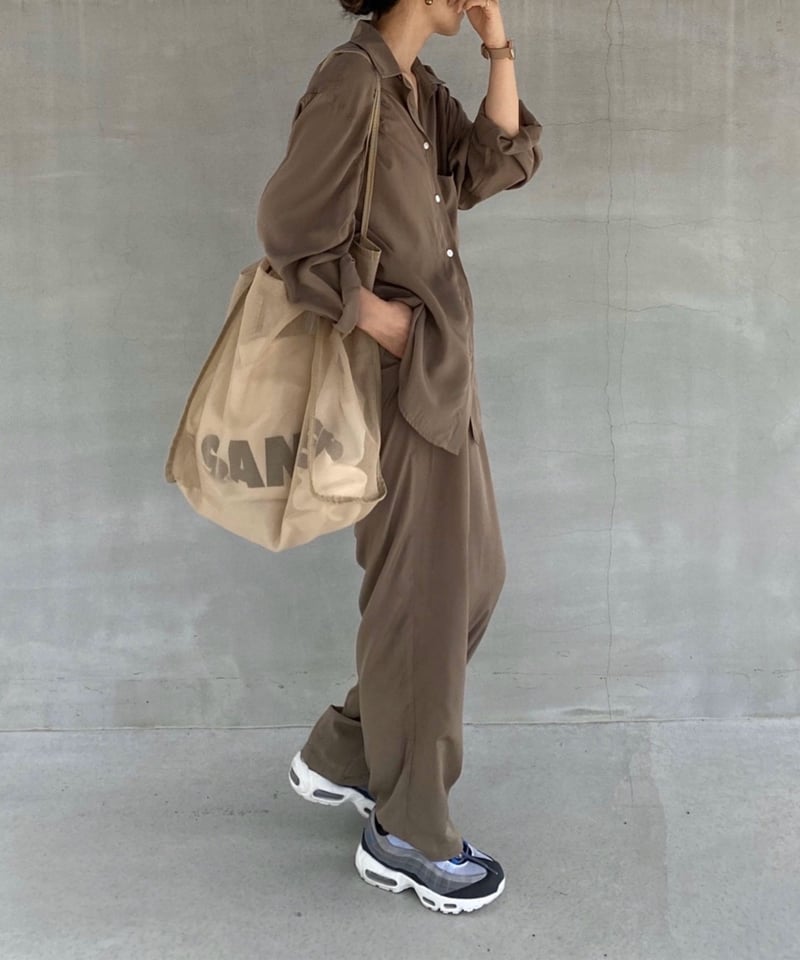 リラックスサテンセットアップ | ok.soon