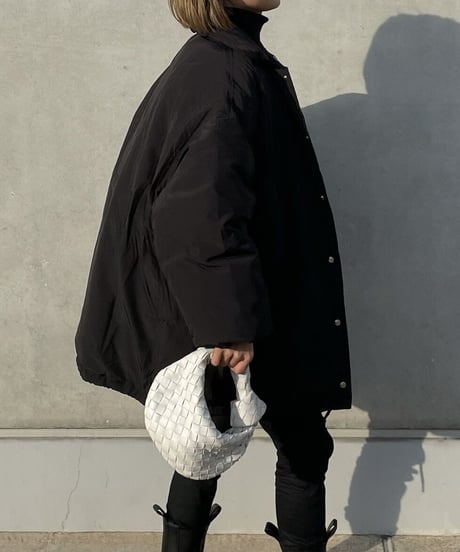 oversize coach jacket black