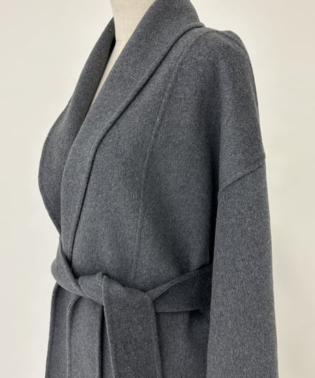 wool gown coat