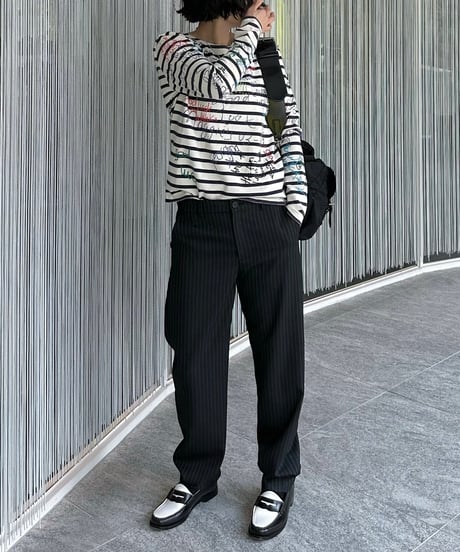 pinstripe slacks