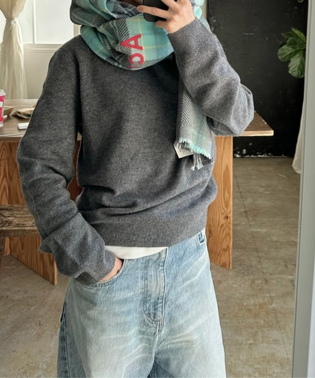 ［easy series］high neck sweater