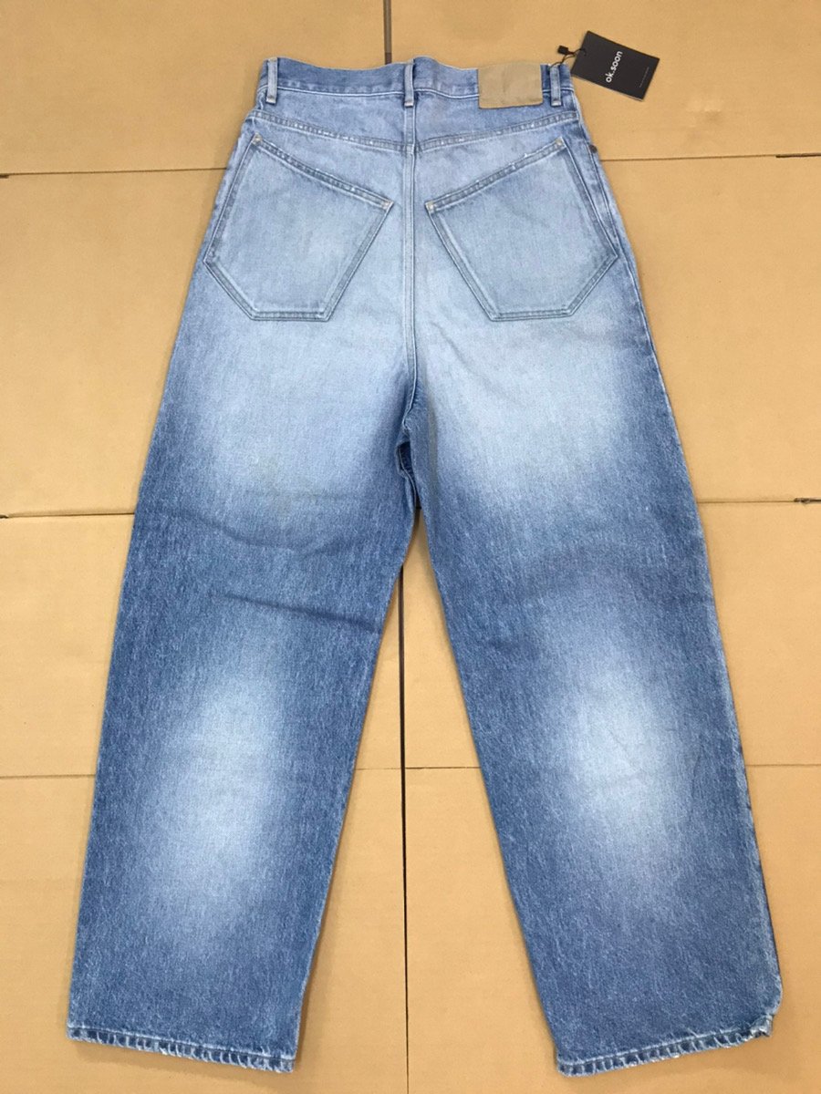 OK.soon オクスン original wide denim blue 2（大人気 ok.soon
