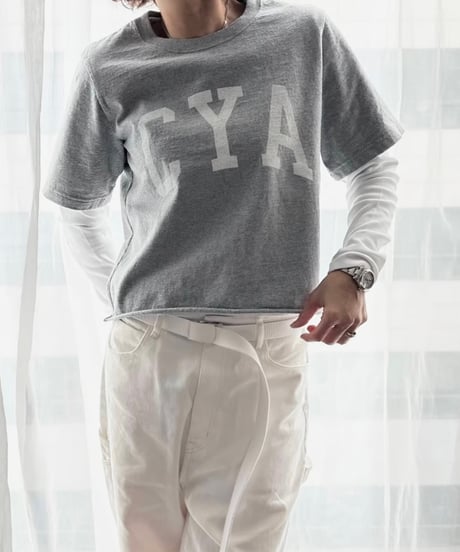 ok.soon×piccadilly cotton white painter pants