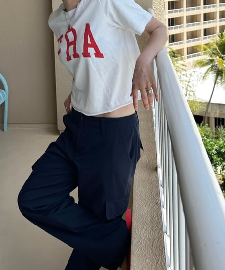 low rise cargo pants