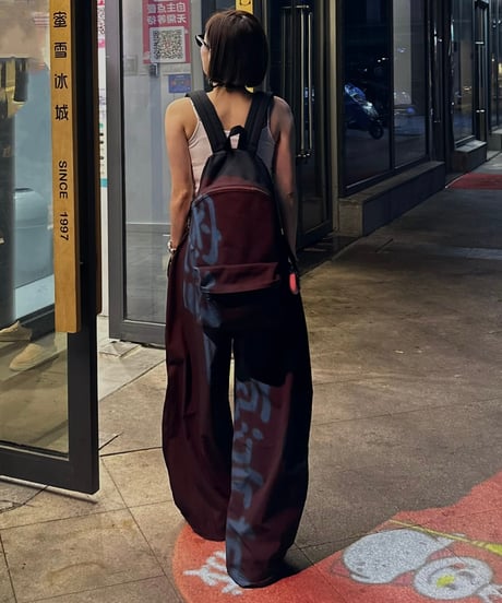 day half sleeve t&day nylon wide pants