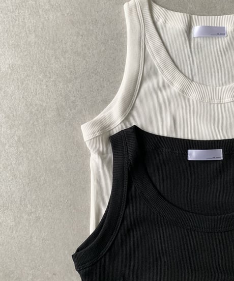 basic tank top (white/black)