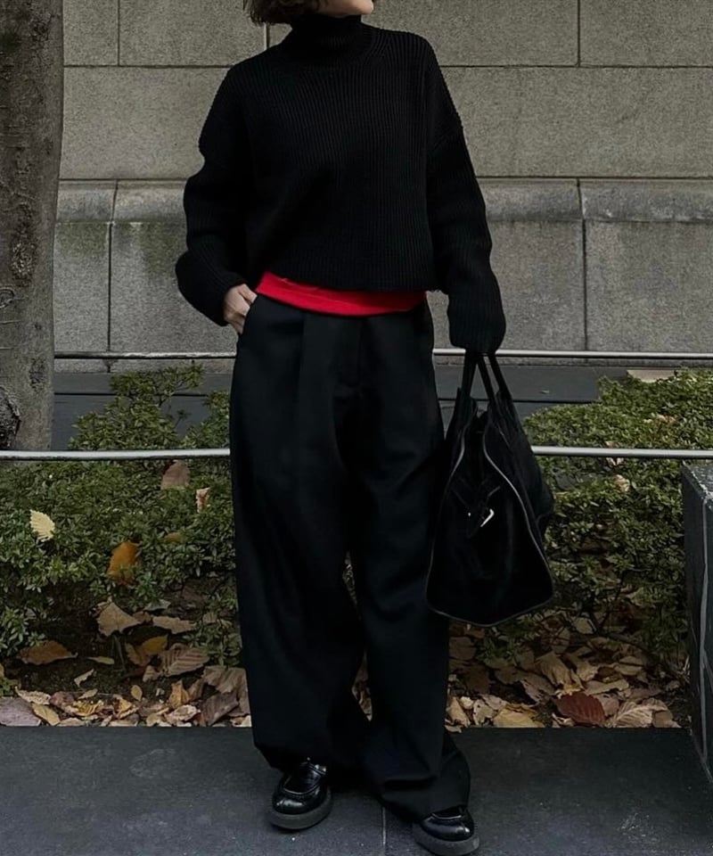 cashmere knit red | ok.soon