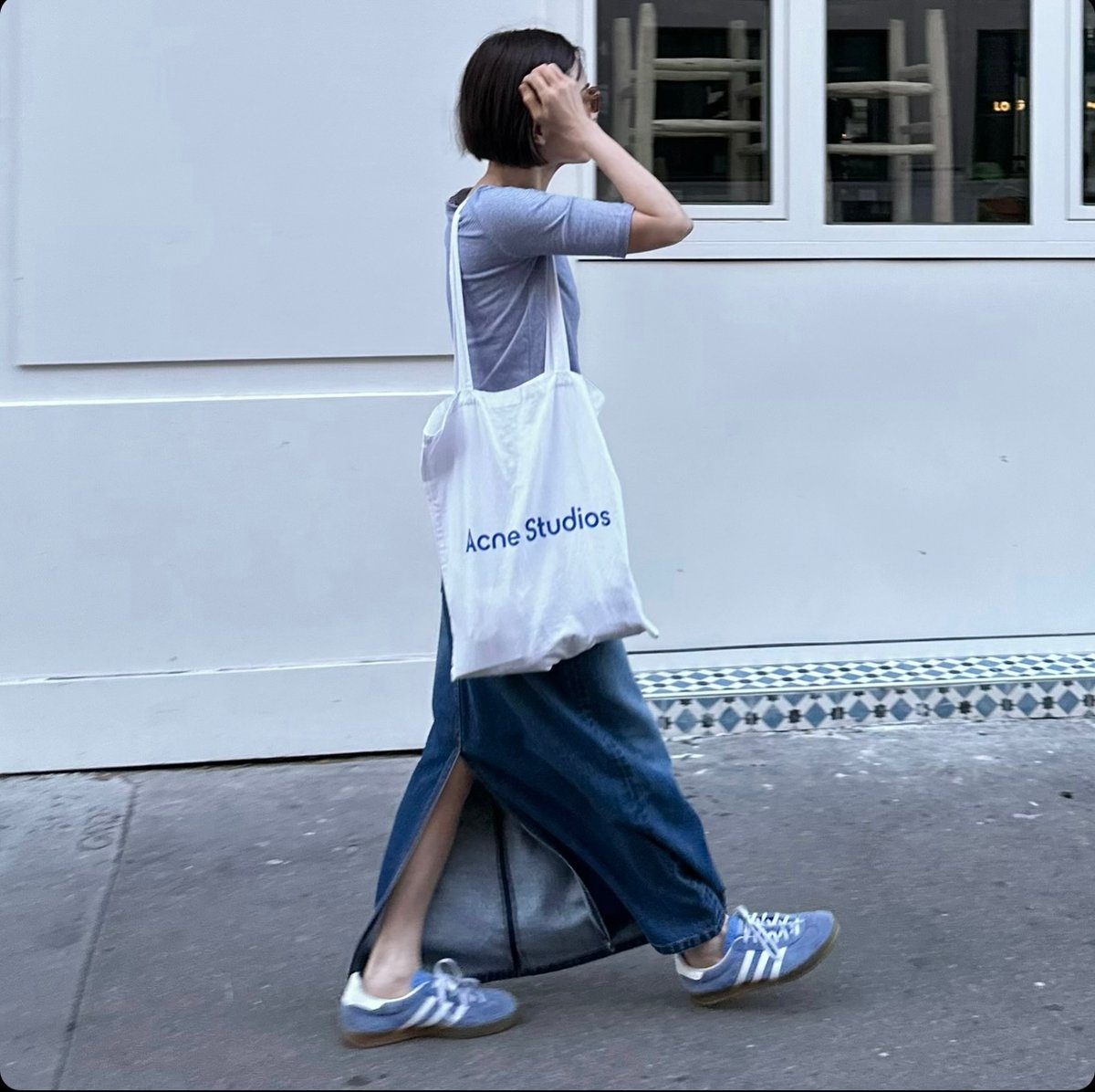 ok.soon×piccadilly OGC DENIM MAXI SKIRT | ok.soon