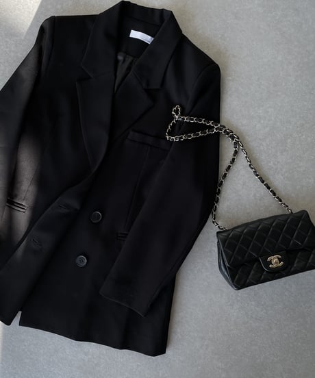 black set up suit