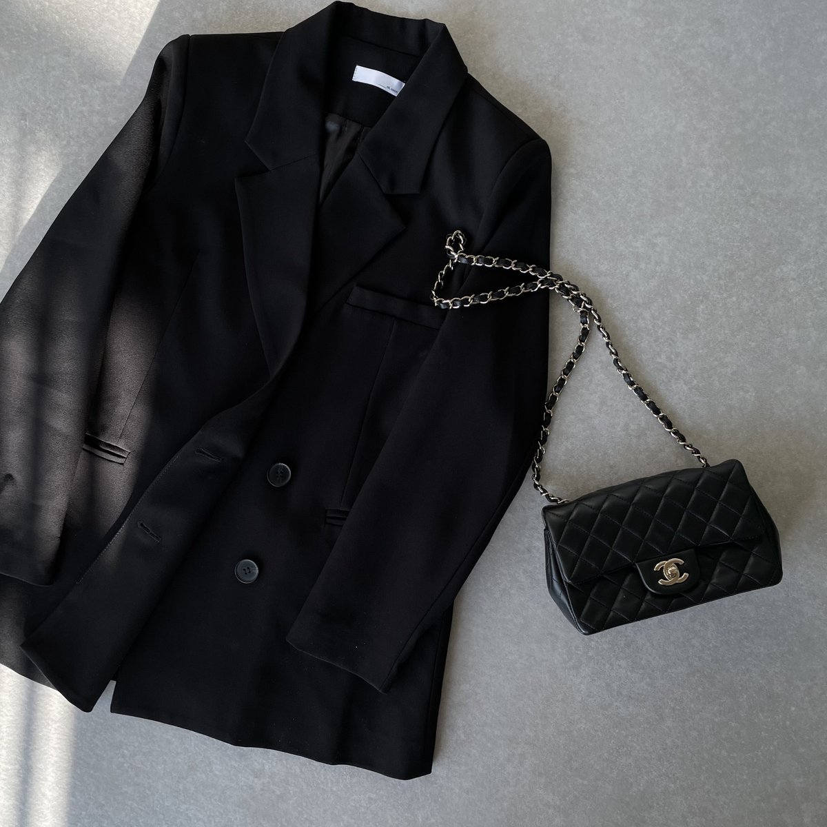 black set up suit | ok.soon black set up suit | ok.soon