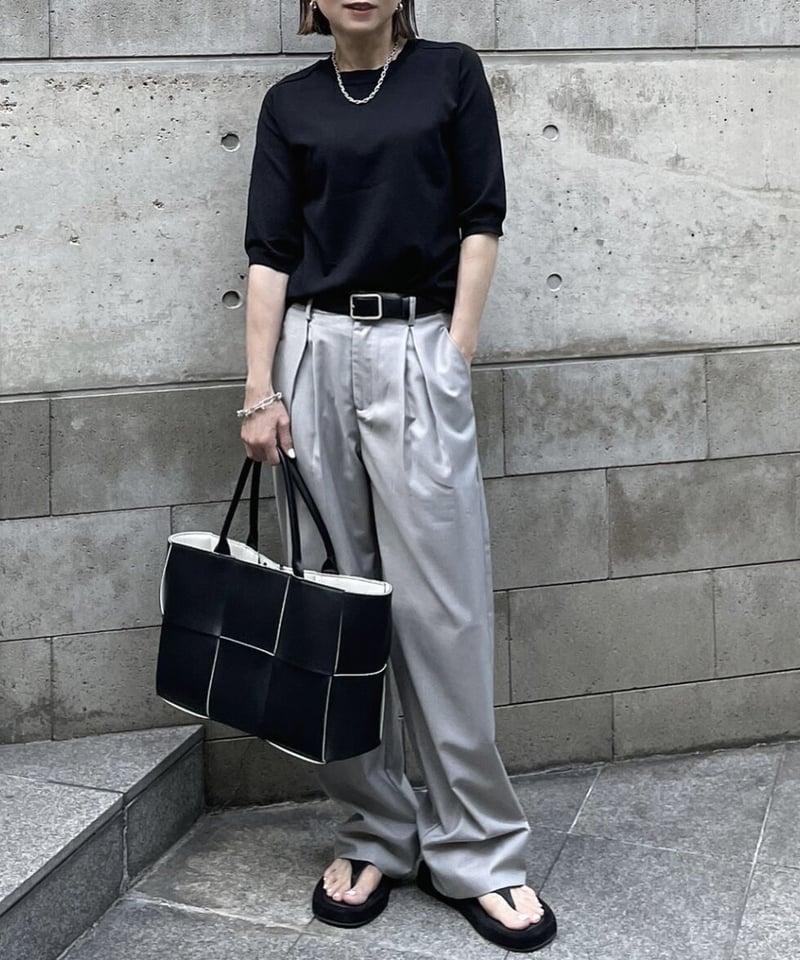 サマーニットwhite,black | ok.soon 