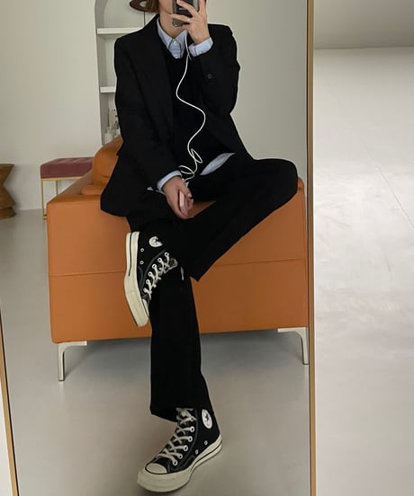 tailored jacket (black)