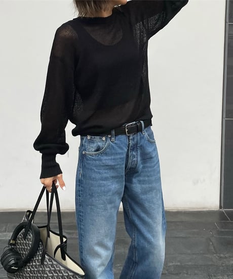 summer knit (black)