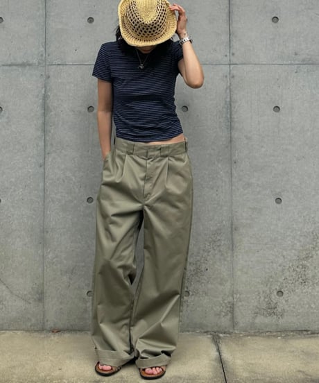 W stripe t shirt