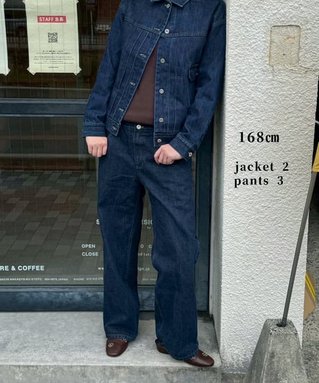 indigo denim ［pants］