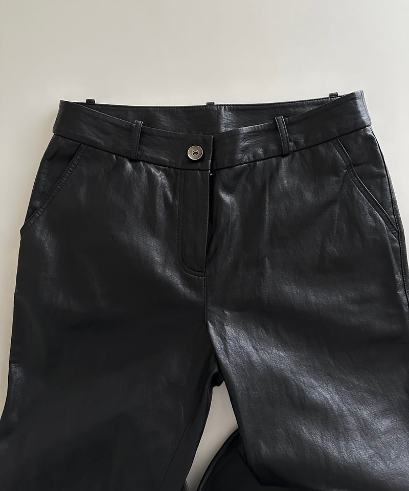 new fake leather pants | ok.soon
