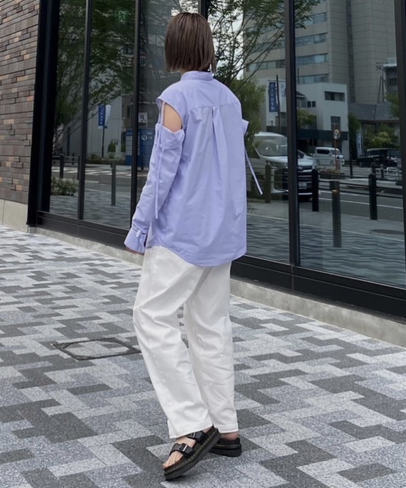 cotton white pants | ok.soon